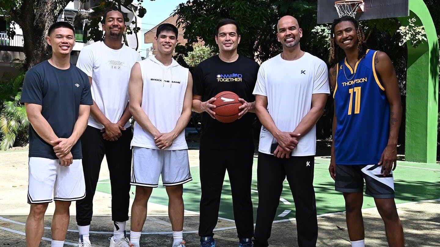 Alvin Patrimonio, Benjie Paras join budding PBA stars in new sports apparel commercial